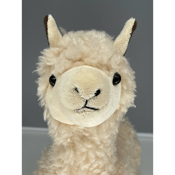The Petting Zoo Alpaca Stuffed Animal Wild Onez Zoo Animals, Alpaca Plush Toy - Picture 5 of 11